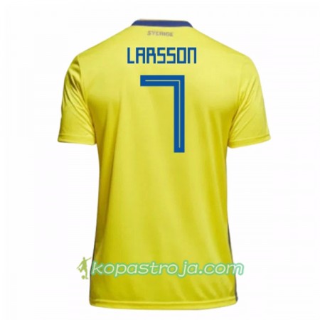 Billiga Fotbollströjor Sverige Larsson 7 WM 2018 Hemma tröja